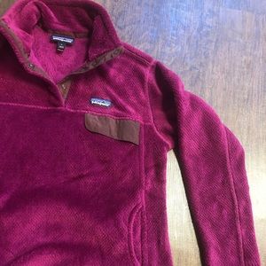 Patagonia Re-Tool Snap T Fleece Pullover Women L
